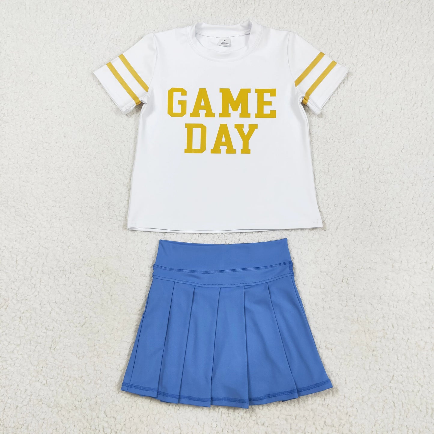 Blue & Gold Game Day Skirt Set