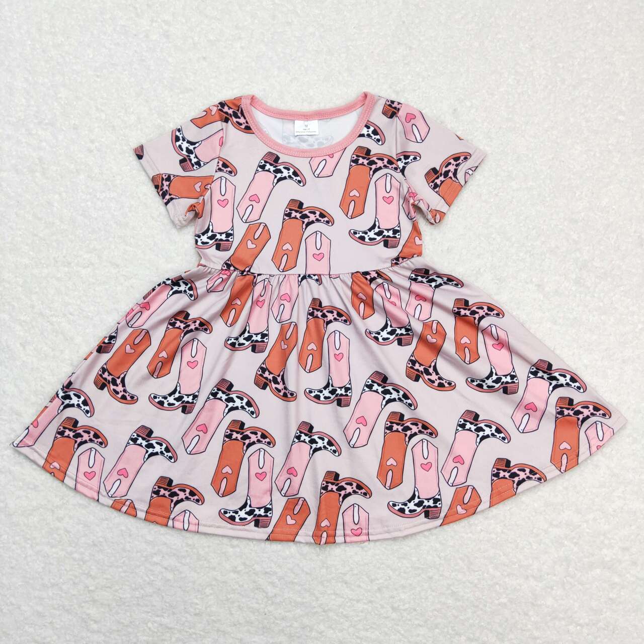 Cowgirl Boots Twirl Dress