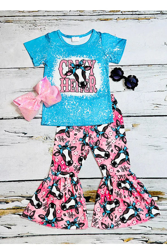 Crazy Heifer Bell Bottom Outfit