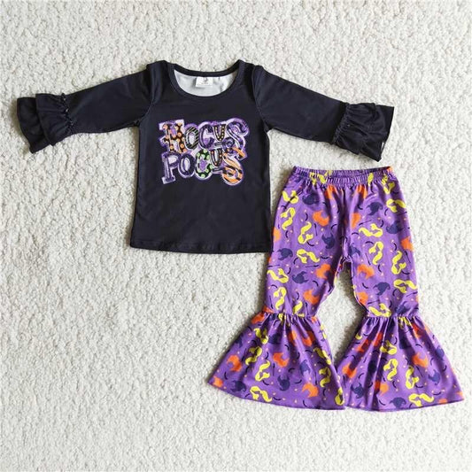 Hocus Pocus Halloween Bell Bottom Outfit