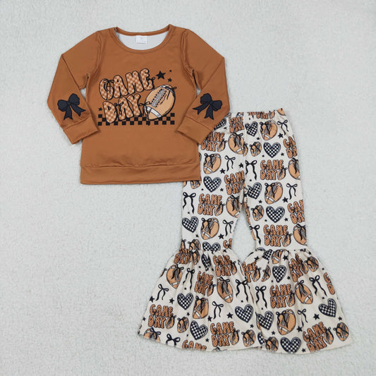 Game Day Football Bell Bottom Set