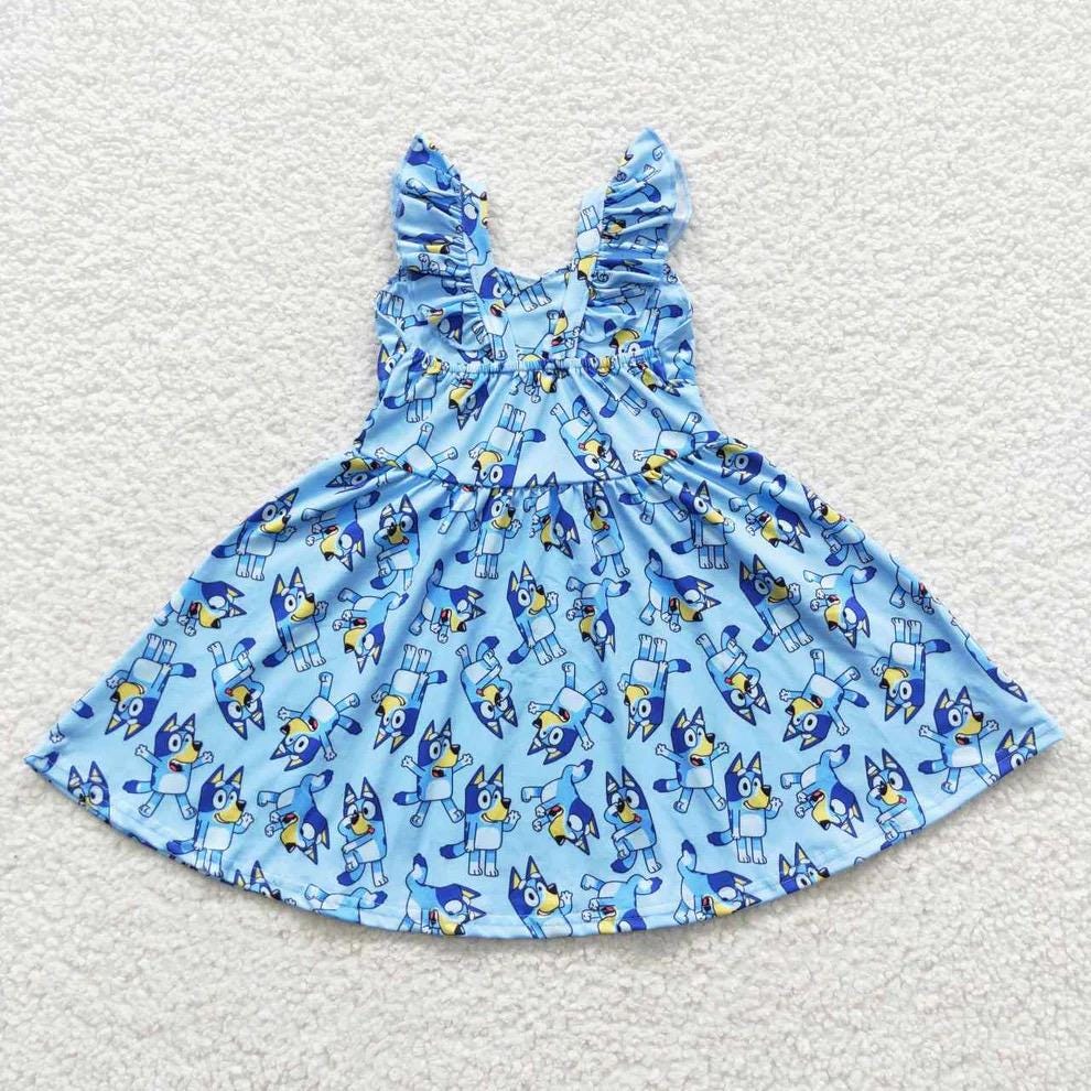 Blue Dog Bluey Twirl Dress