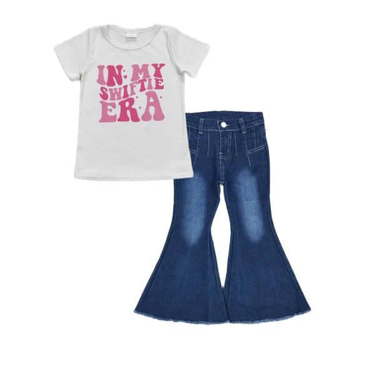 In My Swiftie Era Girls Bell Bottom Outfit