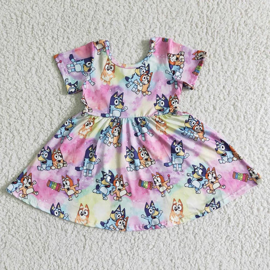 Blue Dog Bluey Twirl Dress