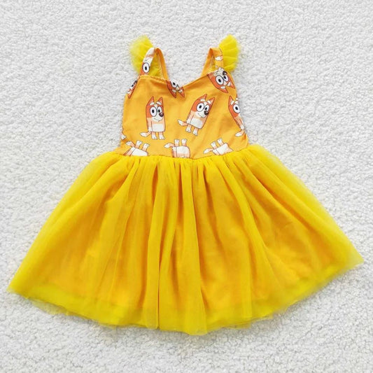 Orange Dog Bluey And Bingo Tulle Dress