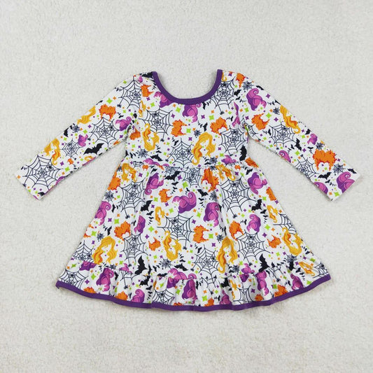 Purple Halloween Hocus Pocus Twirl Dress
